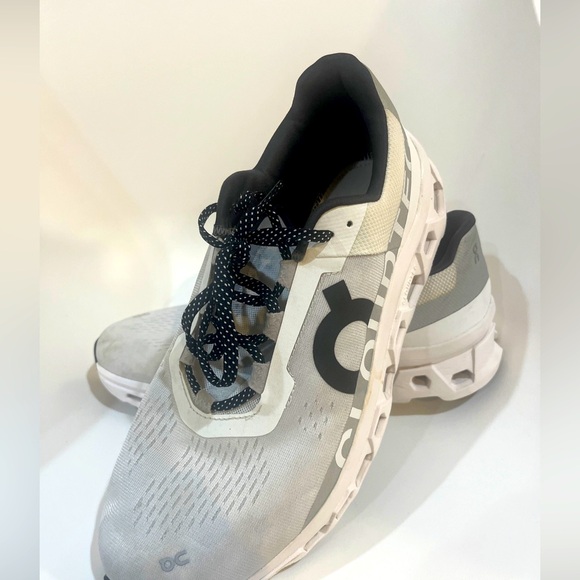 On Cloud Cloudmonster Running Shoes White Black Men’s Size 12 No Insole - Picture 1 of 10